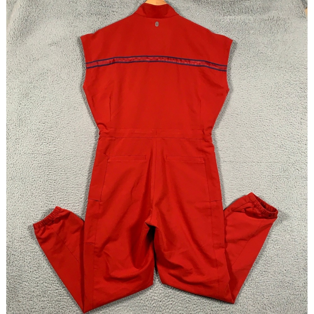 Figs Rafaela Team USA Scrub Jumpsuit Jogger Womens Large Red Olympics Sleeveless - Picture 4 of 9